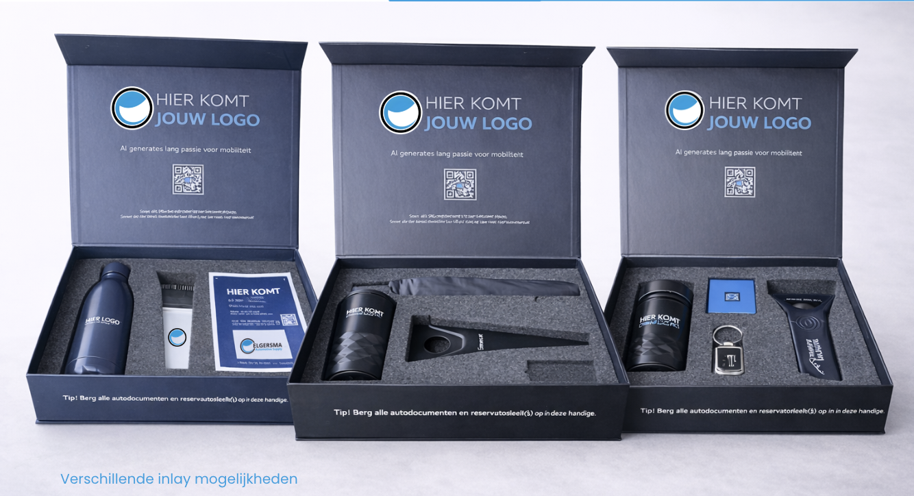 Verschillende inlay mogelijkheden voor afleverboxen